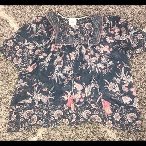 Knox Rose BoHo Peasant Blouse